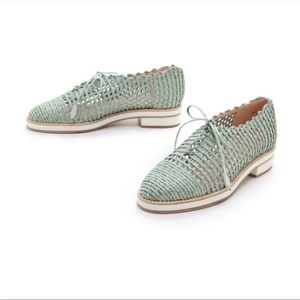 Stuart Weitzman Jazzygirl Woven Twine Oxford